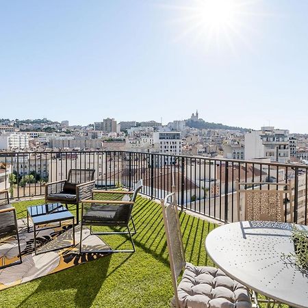 Marseille: Superbe Vue Sur Notre-Dame De La Garde Lägenhet Exteriör bild