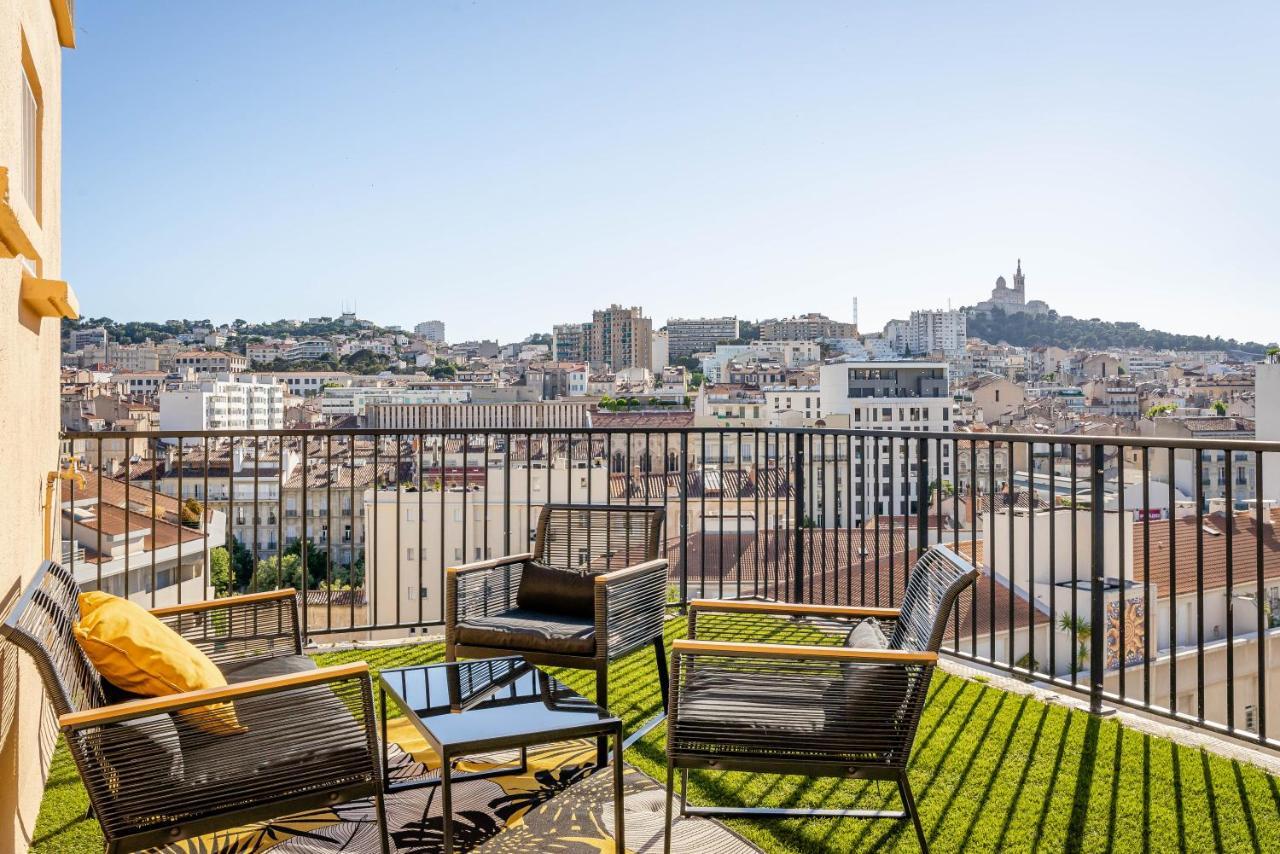 Marseille: Superbe Vue Sur Notre-Dame De La Garde Lägenhet Exteriör bild