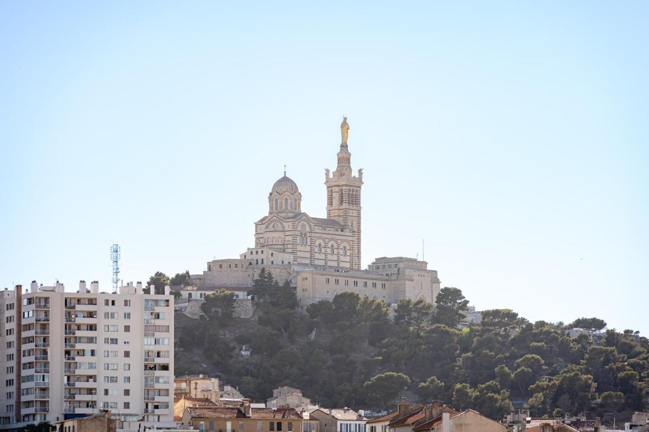 Marseille: Superbe Vue Sur Notre-Dame De La Garde Lägenhet Exteriör bild