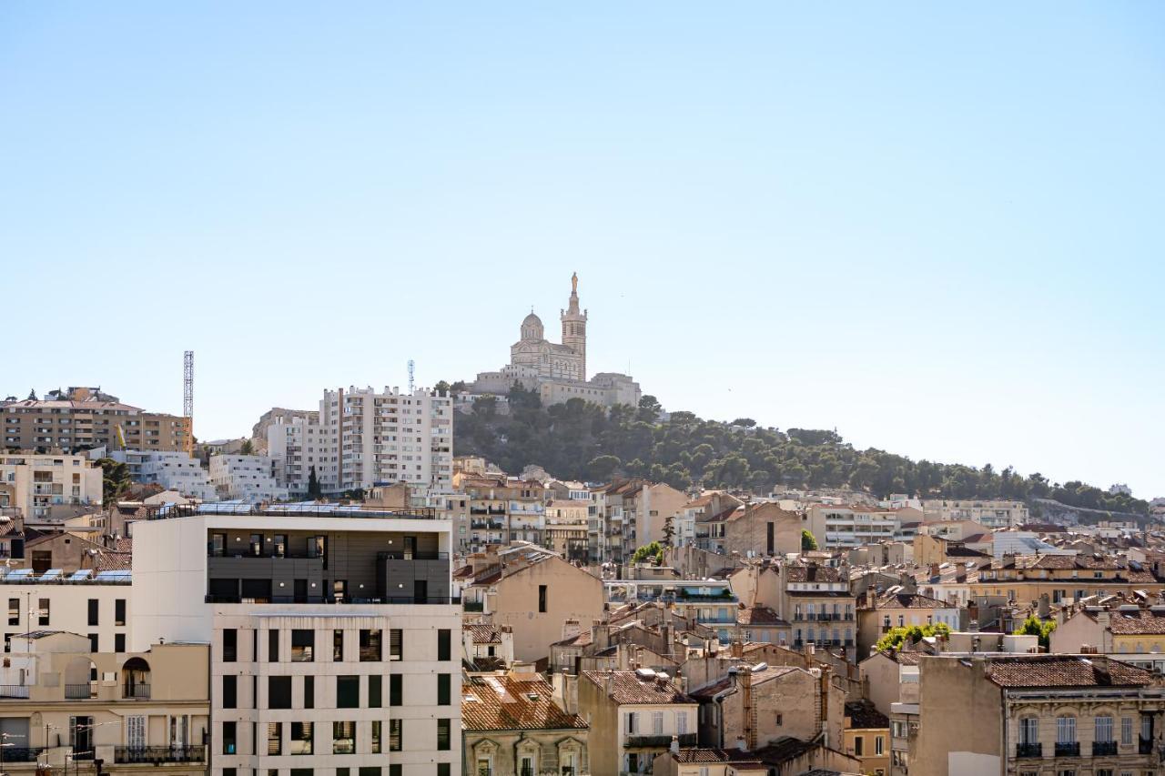 Marseille: Superbe Vue Sur Notre-Dame De La Garde Lägenhet Exteriör bild
